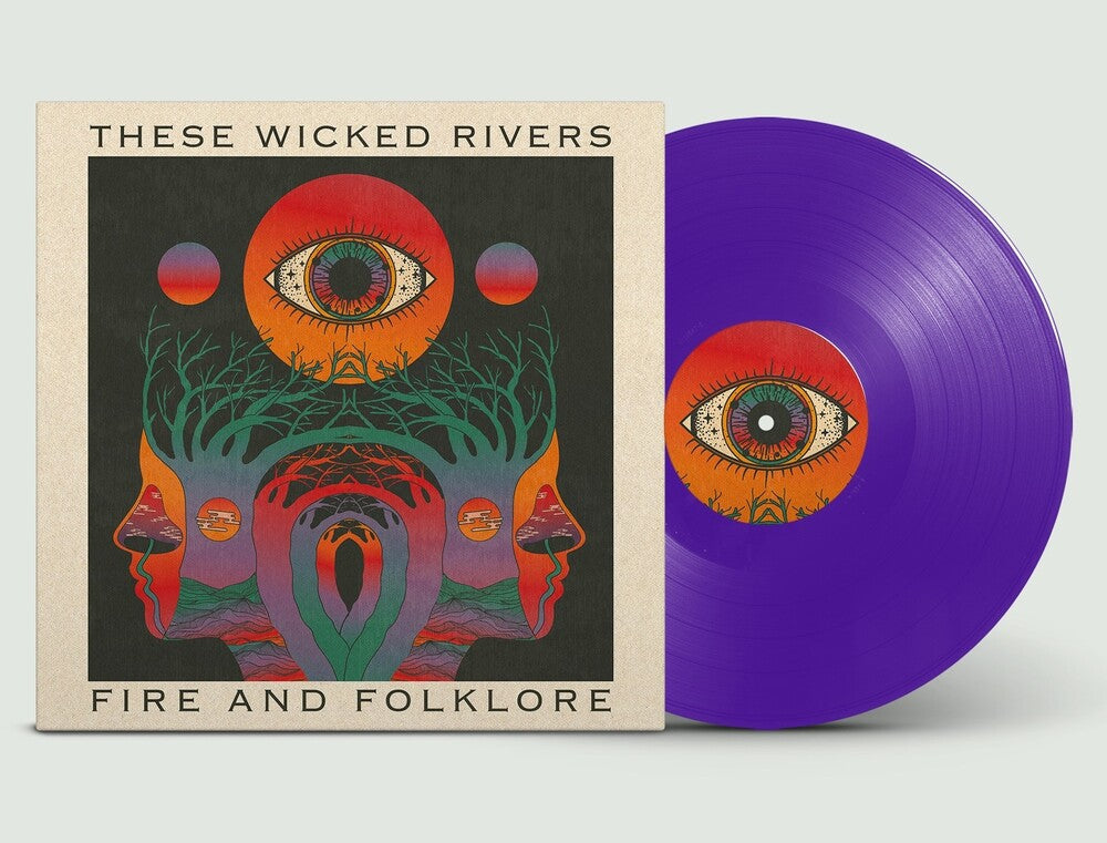 the album cover for These Wicked Rivers - Fire & Folklore