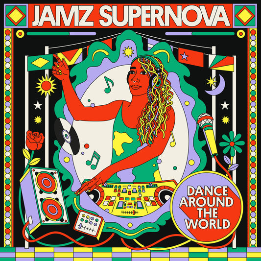 the album cover for Jamz Supernova Presents - Dance Around The World