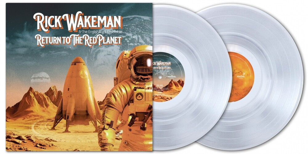 the album cover for Rick Wakeman - Return To The Red Planet - English Rock Ensemble