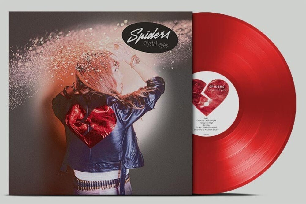 the album cover for Spiders - Crystal Eyes [Colored Vinyl] [Limited Edition] (Red)