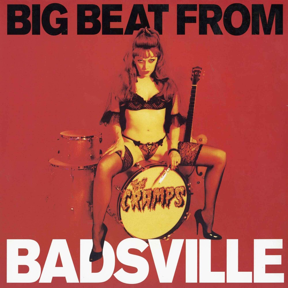 the album cover for Cramps - Big Beat From Badsville - 180gm White Vinyl [Colored Vinyl]
