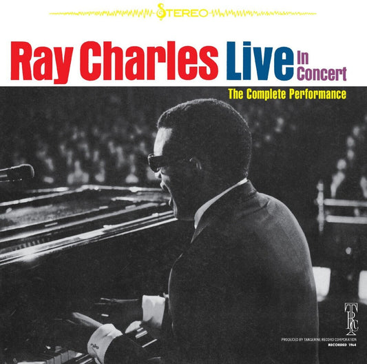 the album cover for Ray Charles - Ray Charles Live In Concert