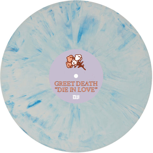 the album cover for Greet Death - Die In Love [Colored Vinyl]