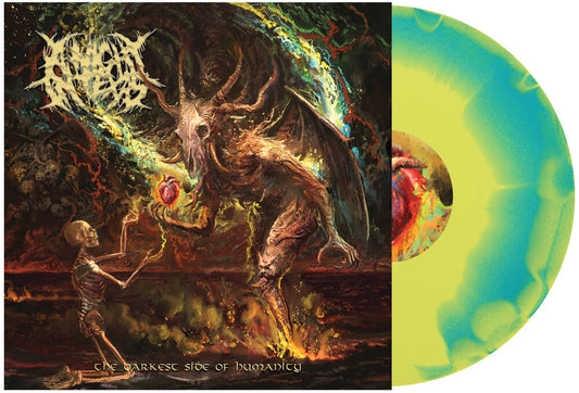 the album cover for Night In Texas - Darkest Side Of Humanity [Colored Vinyl] (Grn)