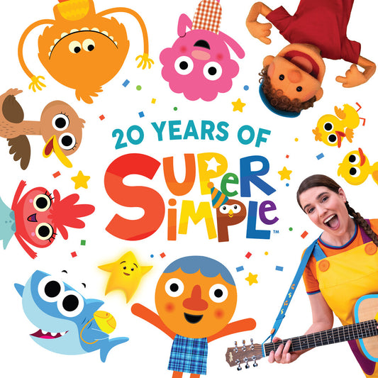 the album cover for Super Simple Songs - 20 Years Of Super Simple [Colored Vinyl] [Limited Edition]