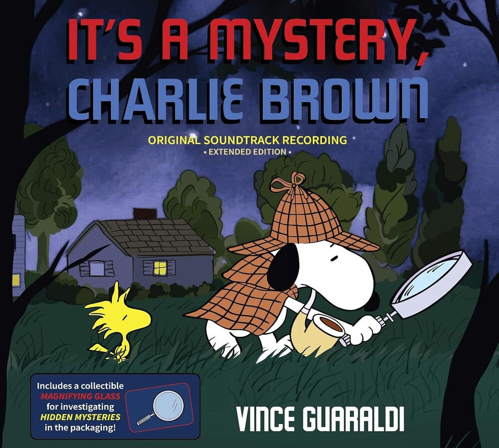 the album cover for Vince Guaraldi - It's A Mystery, Charlie Brown - O.S.T. (Aniv)