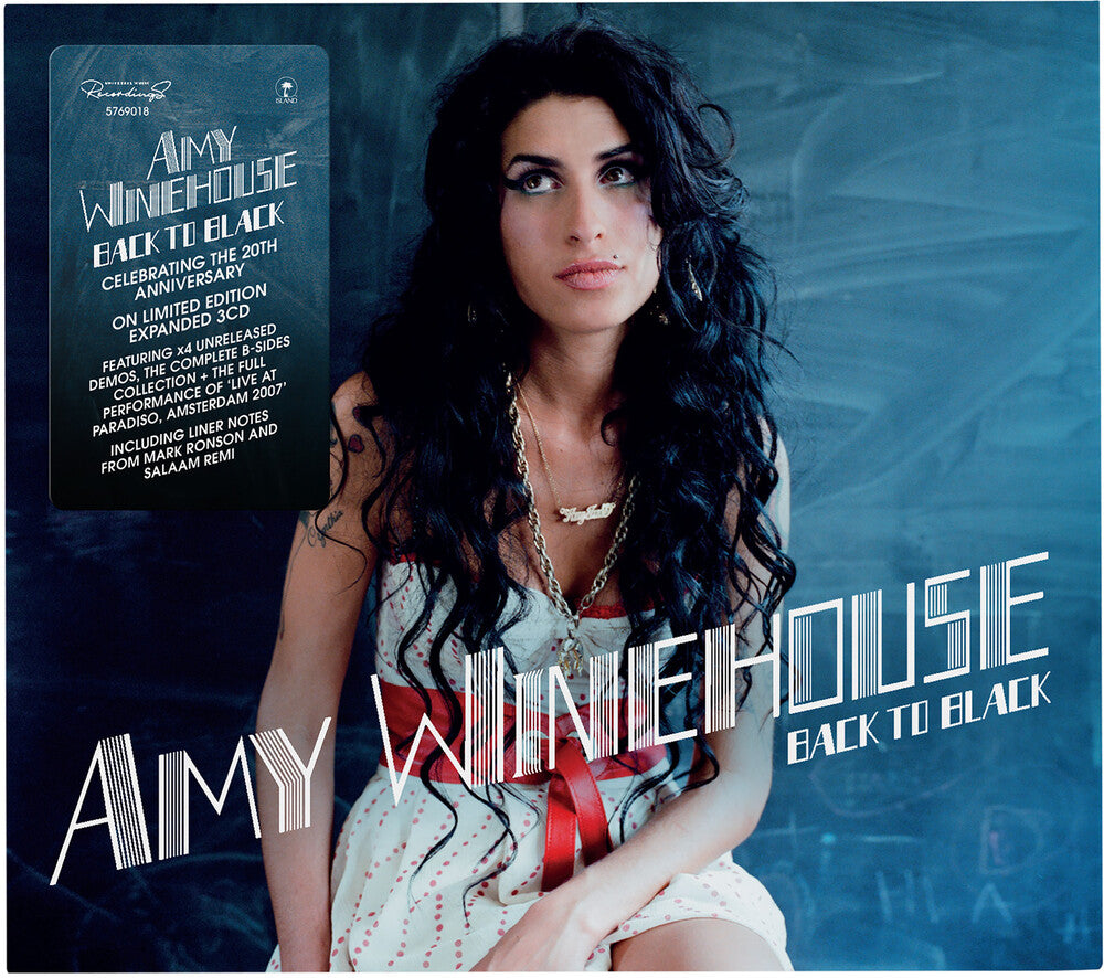 the album cover for Amy Winehouse - Back To Black - 20th Anniversary [Deluxe 3 CD]