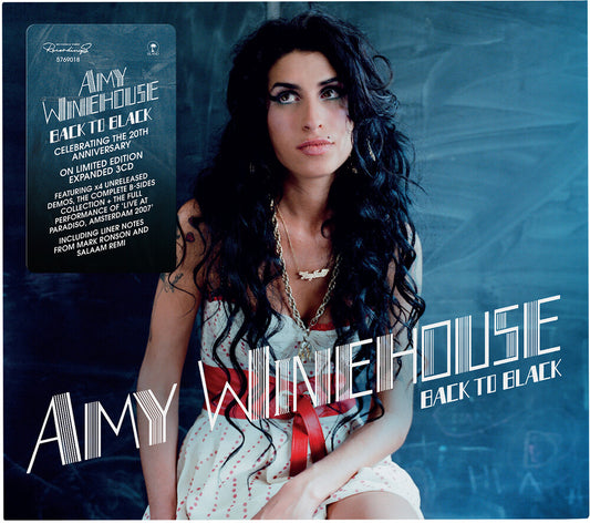 the album cover for Amy Winehouse - Back To Black - 20th Anniversary [Deluxe 3 CD]