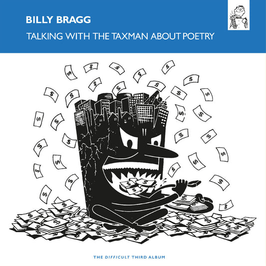 the album cover for Billy Bragg - Talking With The Taxman About Poetry