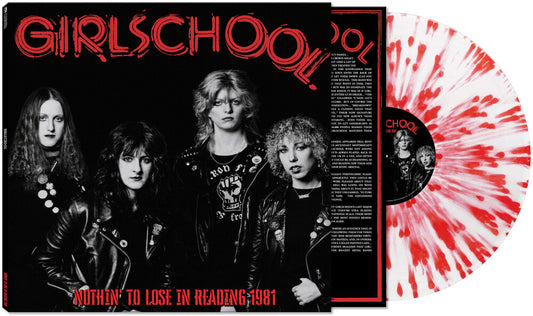the album cover for Girlschool - Nothin' To Lose in Reading 1981