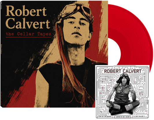 the album cover for Robert Calvert - The Cellar Tapes [Red]
