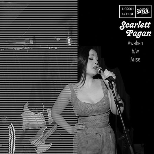 the album cover for Scarlett Fagan - Awaken b/w Arise