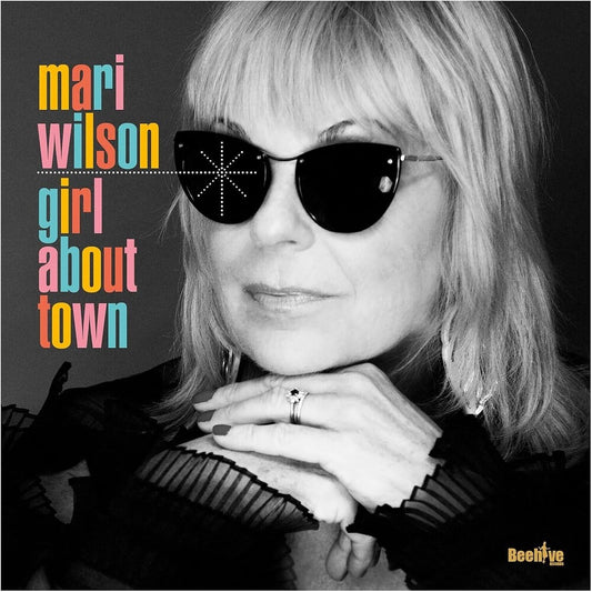 the album cover for Mari Wilson - Girl About Town (Uk)