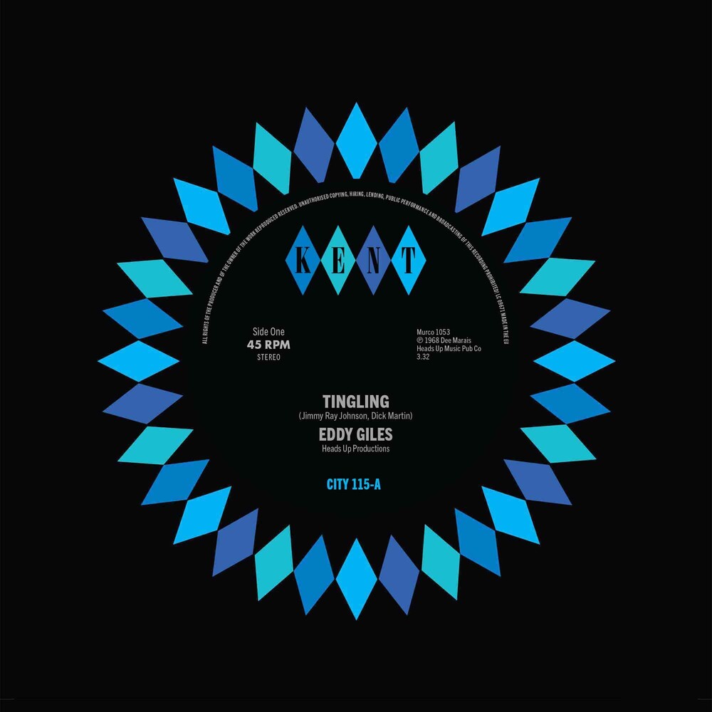 the album cover for Eddy Giles - Tingling / Pins & Needles (Uk)