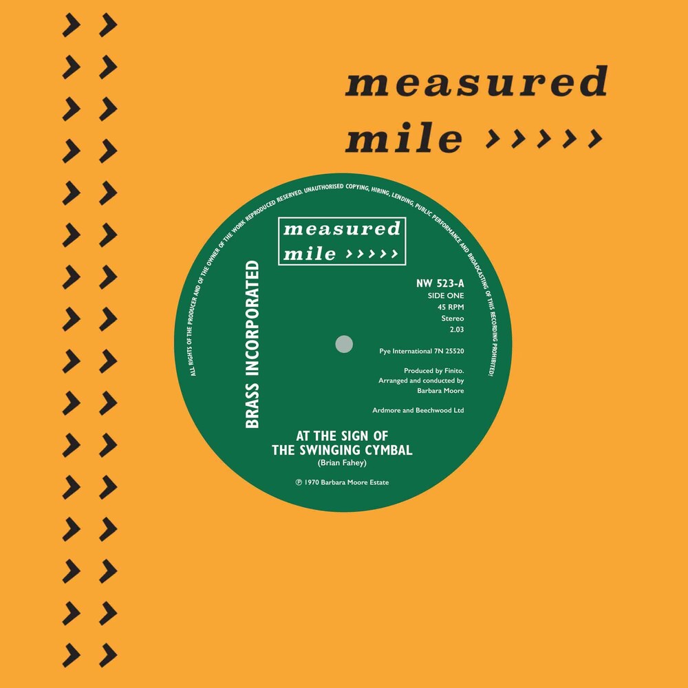 the album cover for Brass Incorporated - At The Sign Of The Swinging Cymbal / Just Like