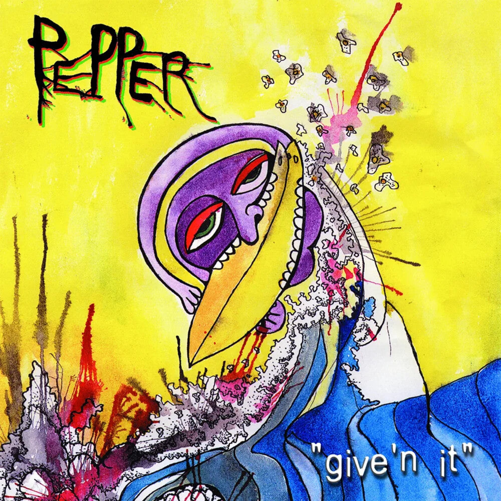 the album cover for Pepper - Give'n It [Colored Vinyl] (Ylw)