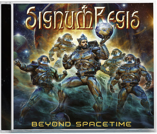 the album cover for Signum Regis - Beyond Spacetime