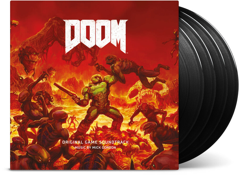 the album cover for Mick Gordon  (Box) - Doom - O.S.T. (Box)