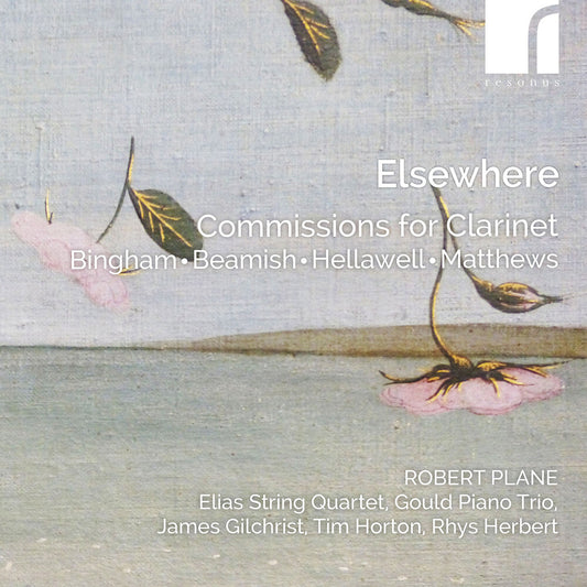 the album cover for Various Artists - Elsewhere: Commissions for Clarinet by Bingham/beamish/hellawell/matthews