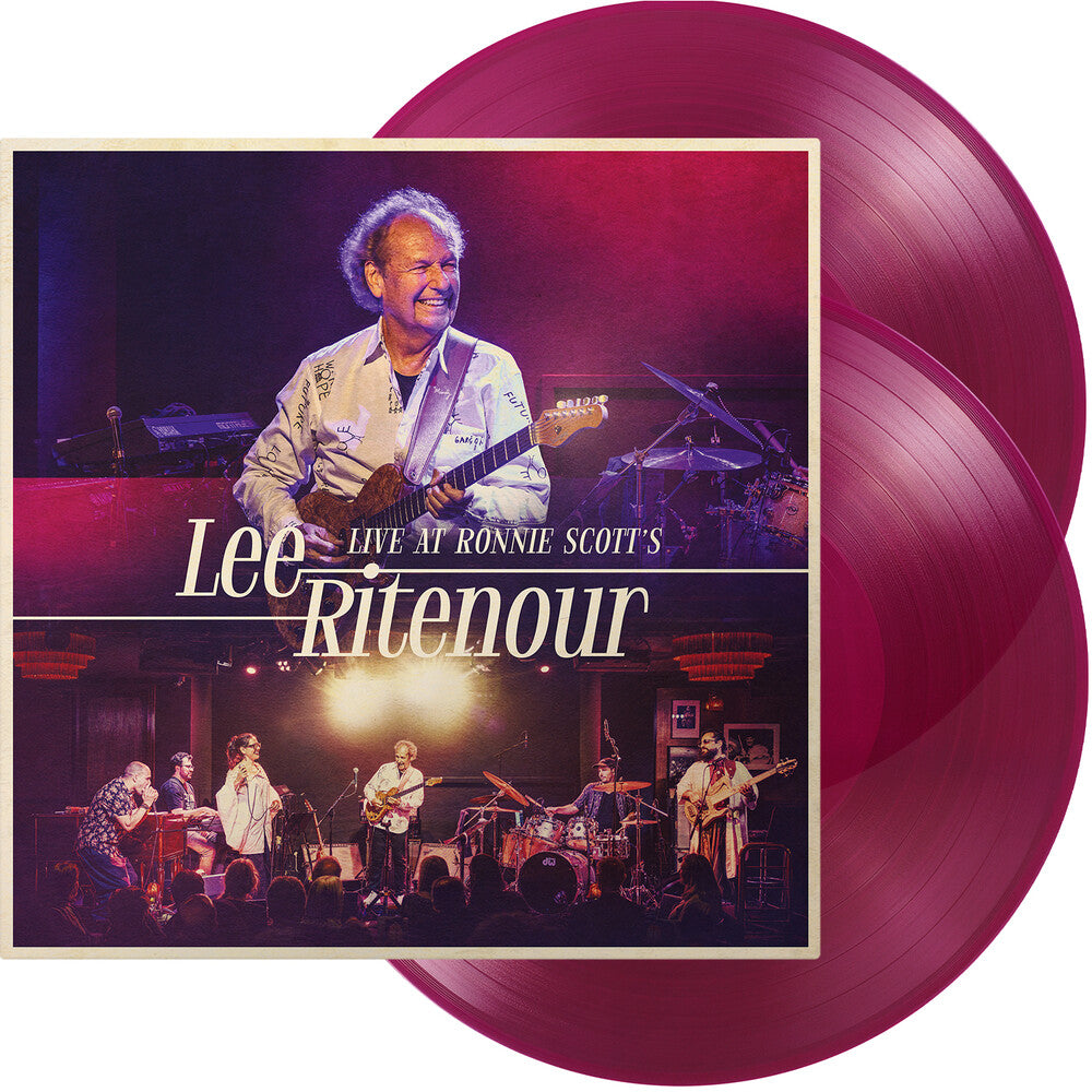 the album cover for Lee Ritenour - Live At Ronnie Scott's