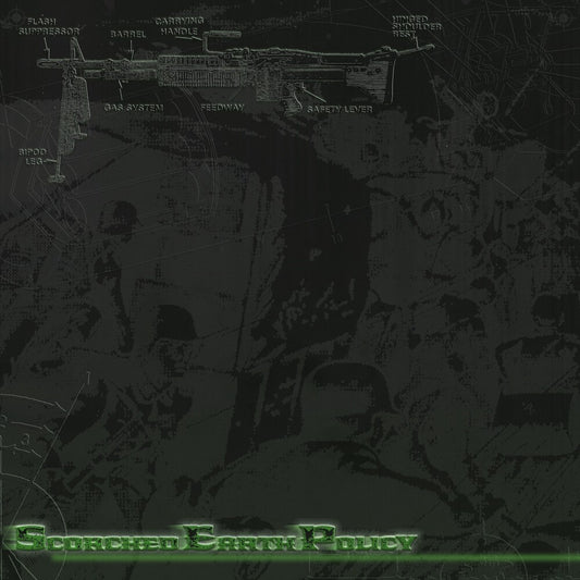 the album cover for Scorched Earth Policy - Scorched Earth Policy