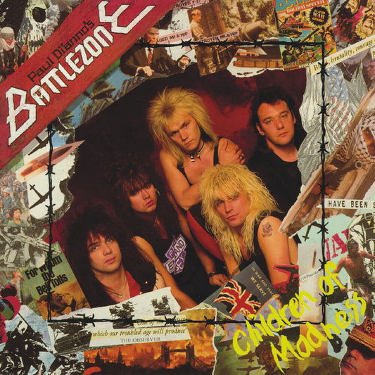 the album cover for Paul Di'anno  Battlezone - Children Of Madness [180 Gram]