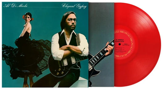 the album cover for Di Al Meola - Elegant Gypsy [Colored Vinyl] [Limited Edition] [180 Gram] (Red) (Hol)