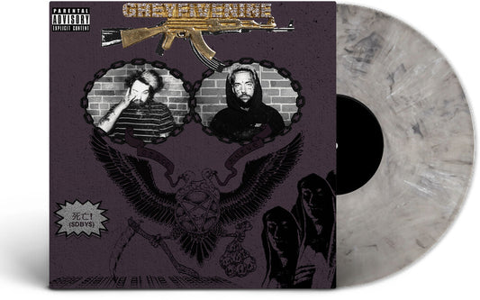 the album cover for $uicideBoy$ - Stop Staring at the Shadows [Indie Exclusive Ghost Grey]