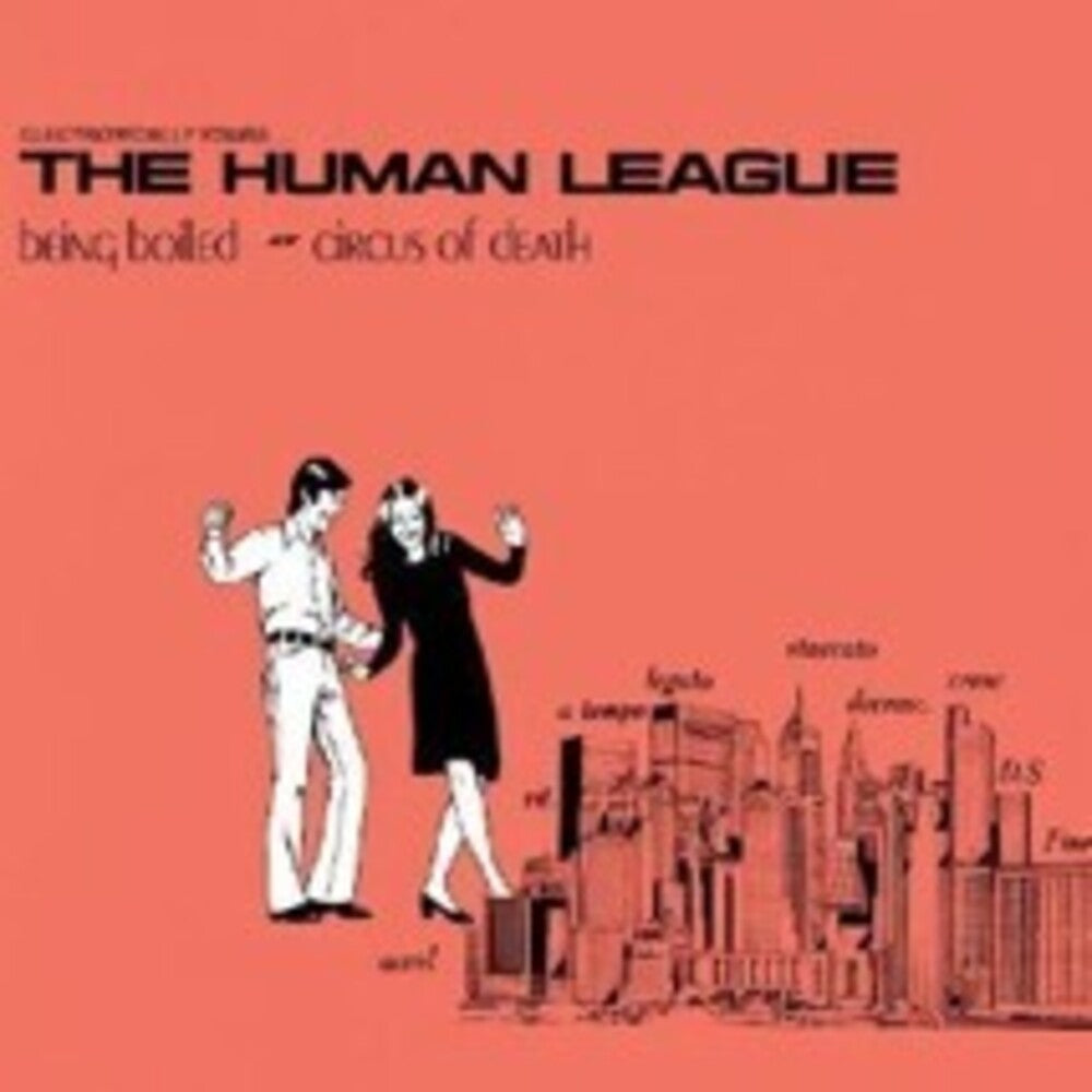 the album cover for Human League - Being Boiled - Red & White Swirl Vinyl [Colored Vinyl] (Uk)