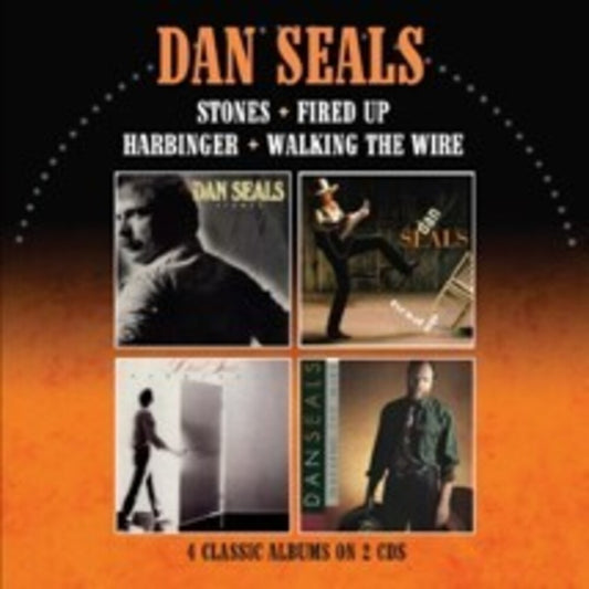 the album cover for Dan Seals - Stones / Fired Up / Harbinger / Walking The Wire
