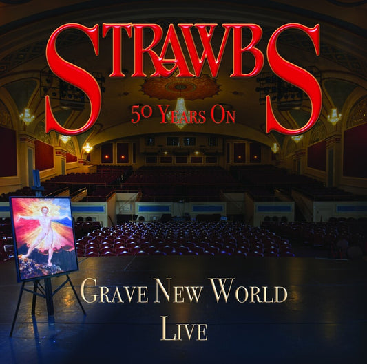 the album cover for Strawbs - Grave New World: Live - Ltd Red Vinyl [Colored Vinyl] [Limited Edition]
