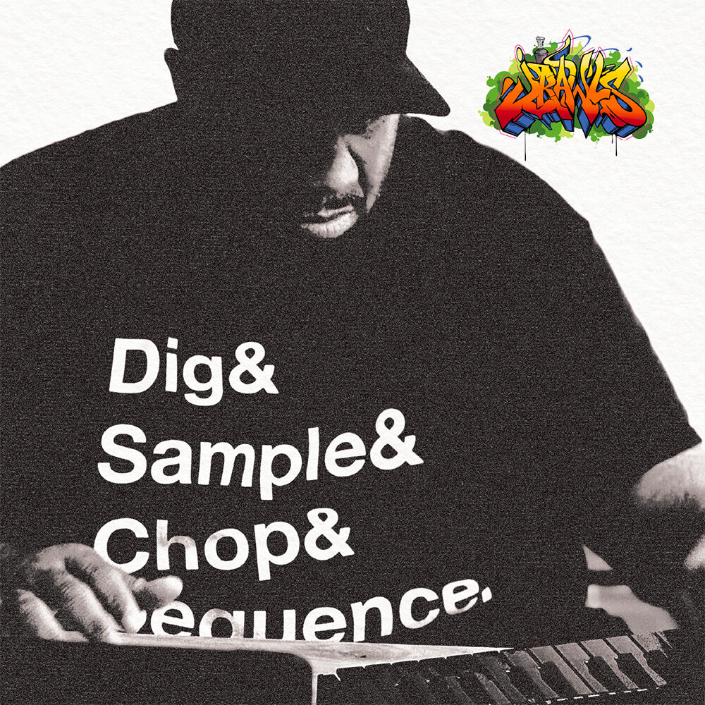 the album cover for J. Rawls - Dig, Sample, Chop, Sequence