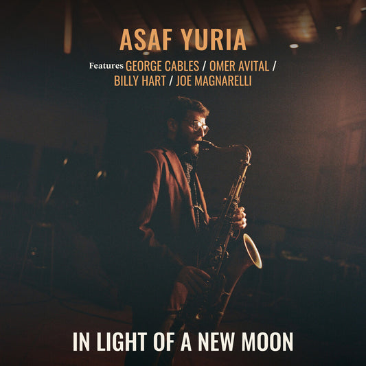 the album cover for Asaf Yuria - In Light Of A New Moon