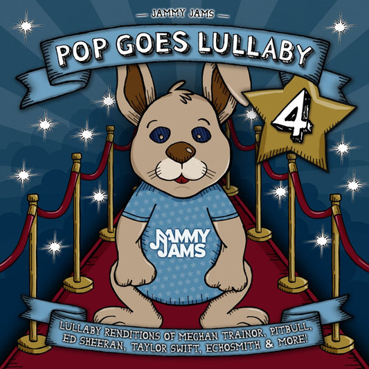 the album cover for Jammy Jams - Pop Goes Lullaby 4