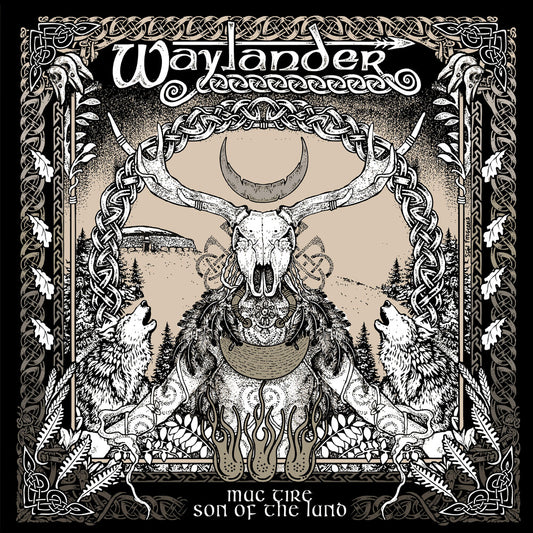 the album cover for Waylander - Mac Tire: Son Of The Land