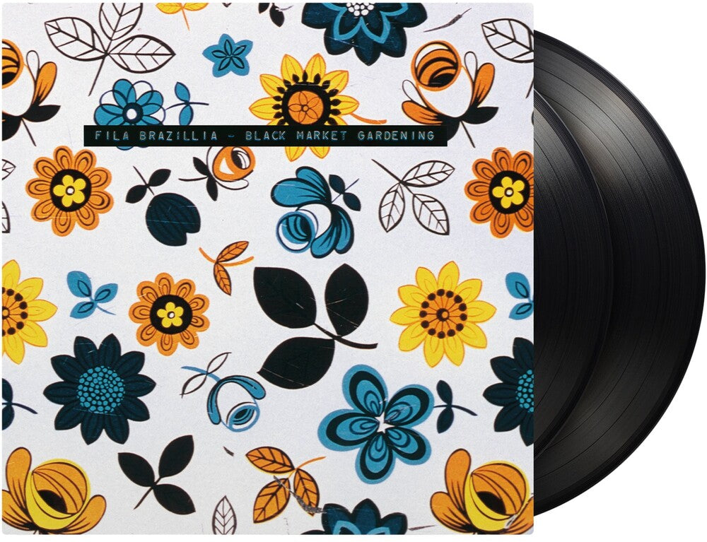 the album cover for Fila Brazillia - Black Market Gardening (Blk) [180 Gram] (Hol)