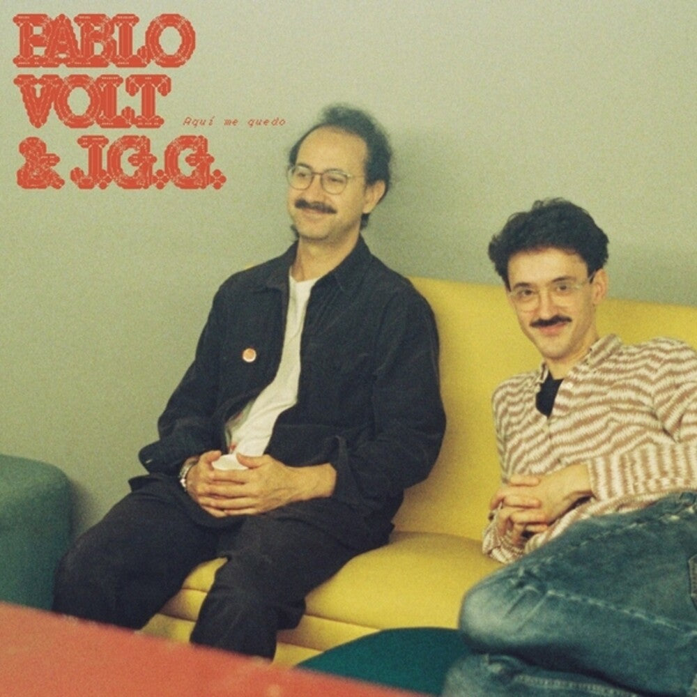 the album cover for Pablo Volt  / Jgg - Aqui Me Quedo