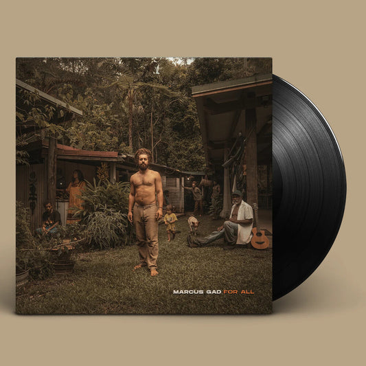 the album cover for Marcus Gad - For All