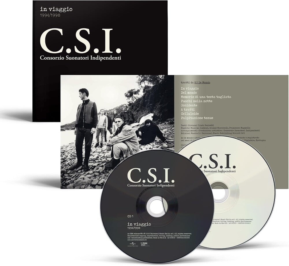 the album cover for C.S.I. - In Viaggio 1994/1998 (Ita)
