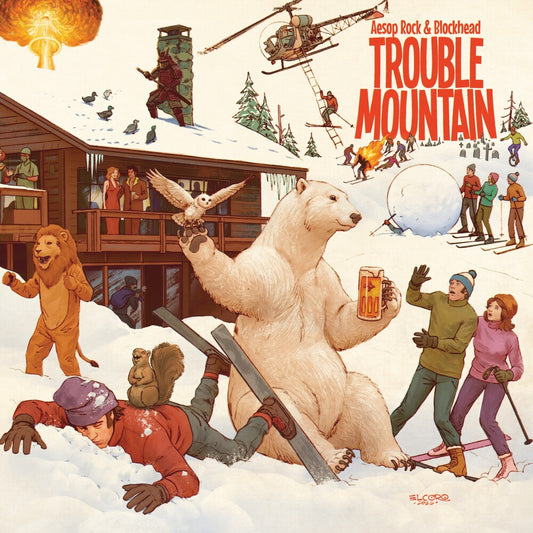 the album cover for Aesop Rock / Blockhead - Trouble Mountain [2 LP]