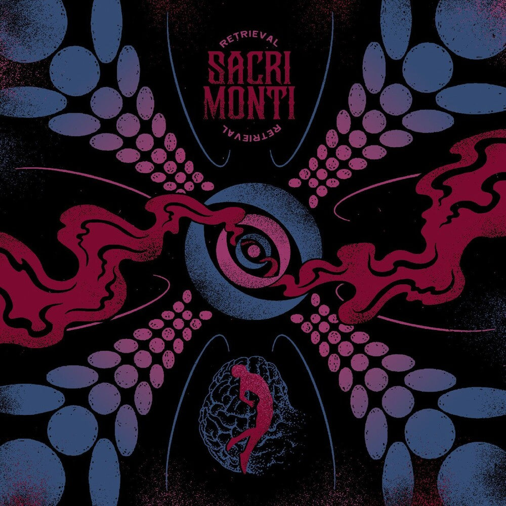 the album cover for Sacri Monti - Retrieval - Garnet Red [Colored Vinyl] (Red)