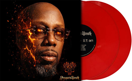 the album cover for Inspectah Deck - Dragon's Breath - Limited Red Vinyl [Colored Vinyl] (Red)