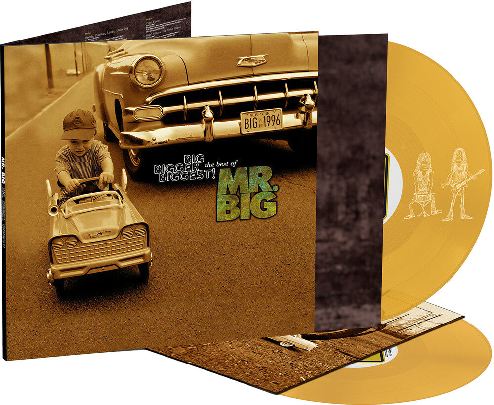 the album cover for Mr. Big - Big Bigger Biggest The Best Of Mr. Big (30th Anni