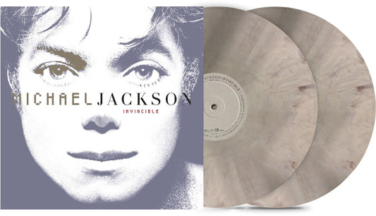 the album cover for Michael Jackson - Invincible - 25th Anniversary [Marbled Color]
