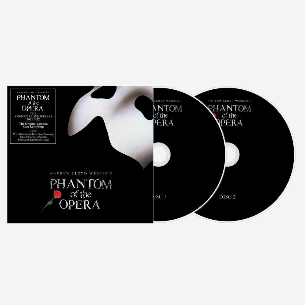 the album cover for Andrew Lloyd Webber - The Phantom Of The Opera - Andrew Lloyd Webber 2026 Mix [2 CD]