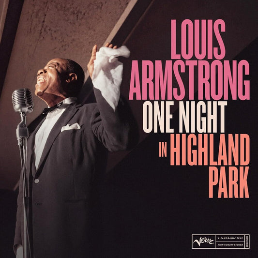 the album cover for Louis Armstrong - One Night In Highland Park: Live!