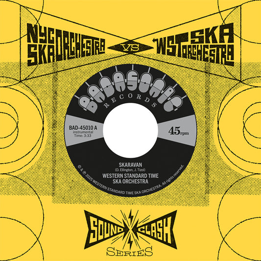 the album cover for Western Standard Time Ska Orchestra Vs New York City Ska Orchestra - SoundClash Vol. 4