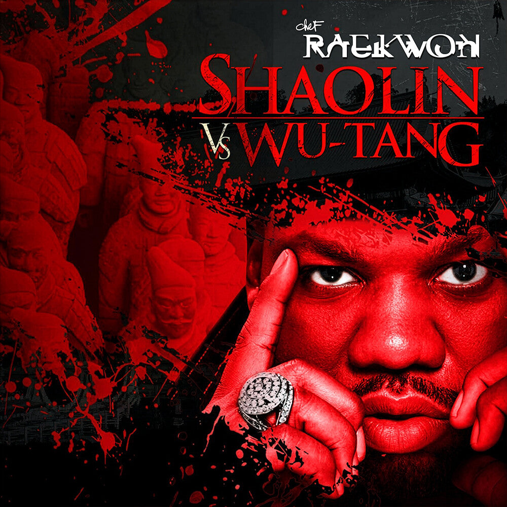 the album cover for Raekwon - Shaolin Vs. Wu Tang - 15th Anniversary [Indie Exclusive] (Red)