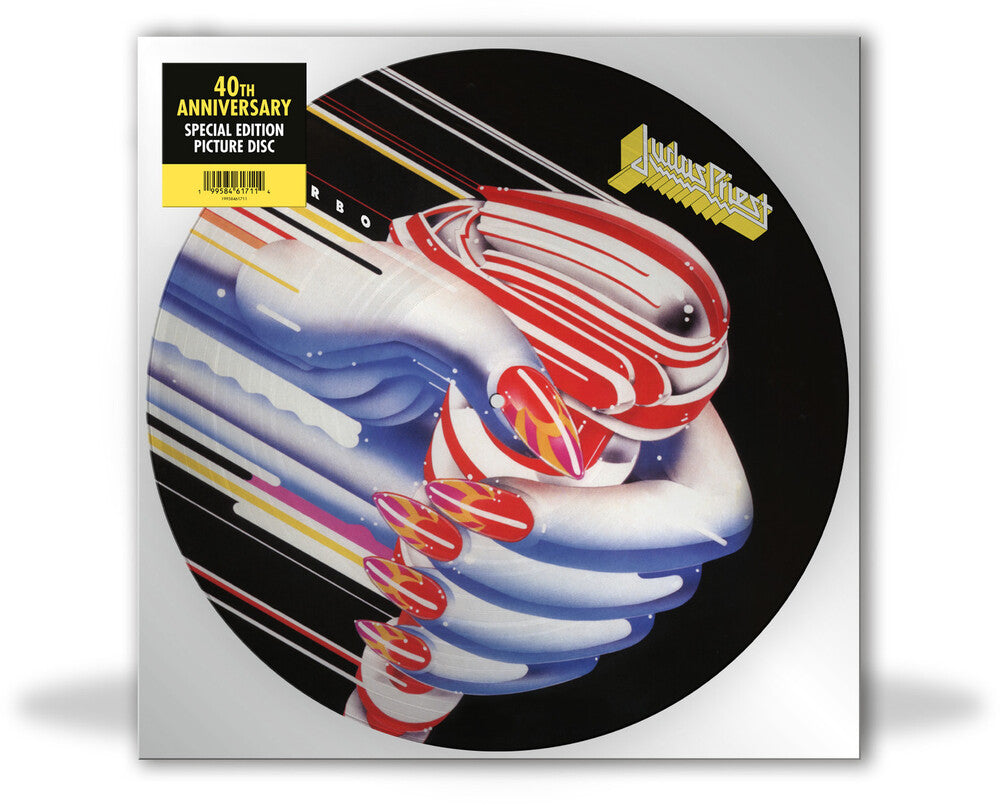 the album cover for Judas Priest - Turbo - 40th Anniversary [D2C / Indie Exclusive Picture Disc]