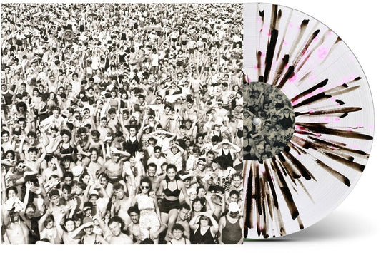 the album cover for George Michael - Listen Without Prejudice - [D2C / Indie Exclusive Black and Pink Splatter]